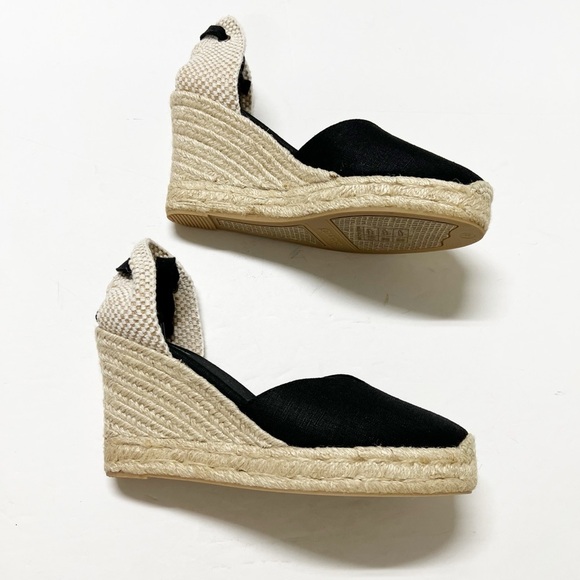 Soludos Black and Cream Espadrilles - Picture 6 of 9